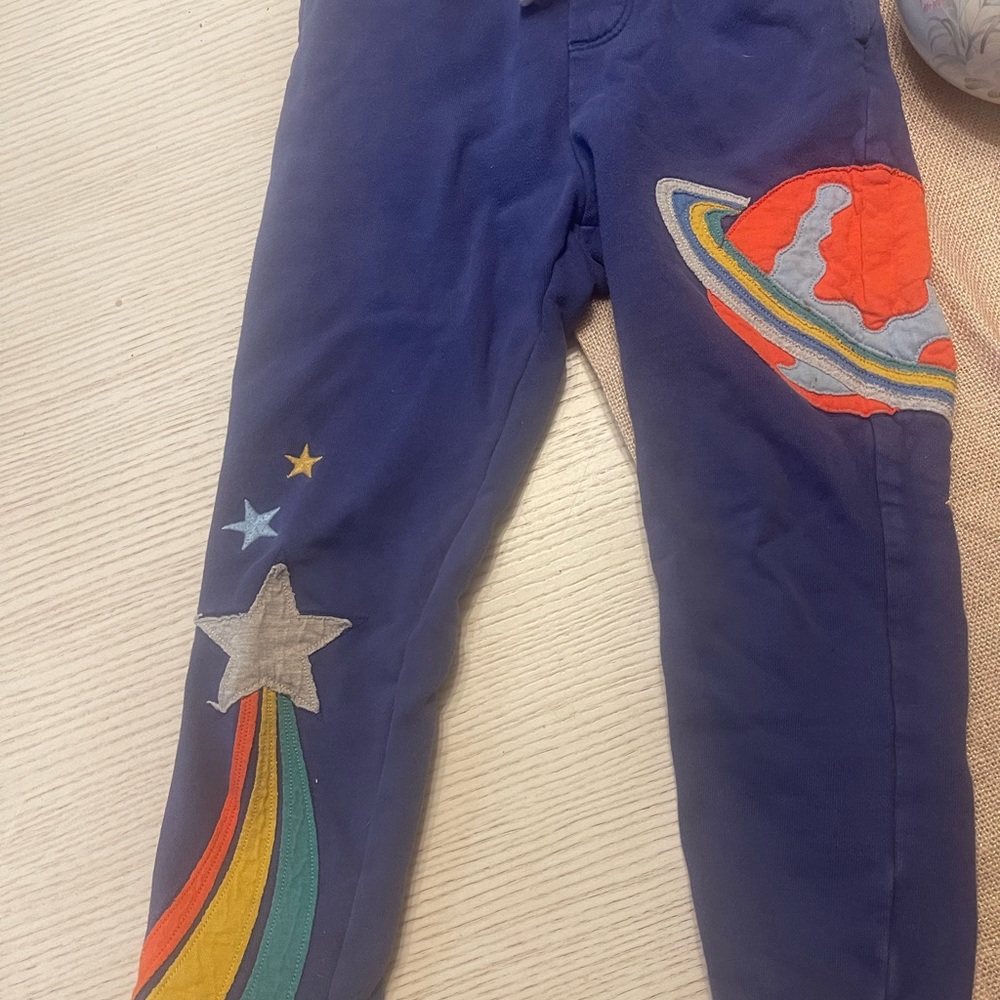 Mini Boden Rainbow Joggers 5T